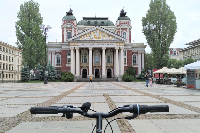 Adventure bike tours in Sofia - NDK, the National Palace of Culture stop