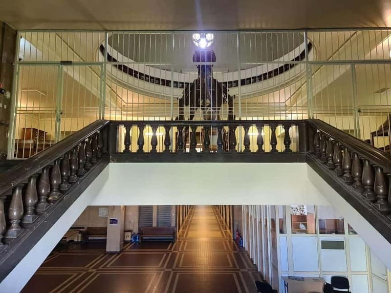 Audio Guide for Museum Paleontology and Historical Geology - The Deinotherium skeleton: the star that anchors your visit