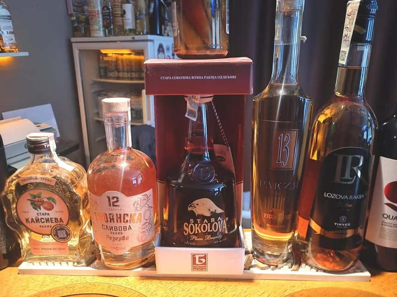 Bulgarian Premium Aged Rakia, Cold Cuts and Pickles Tasting - First Steps at ul. Tsar Shishman 41
