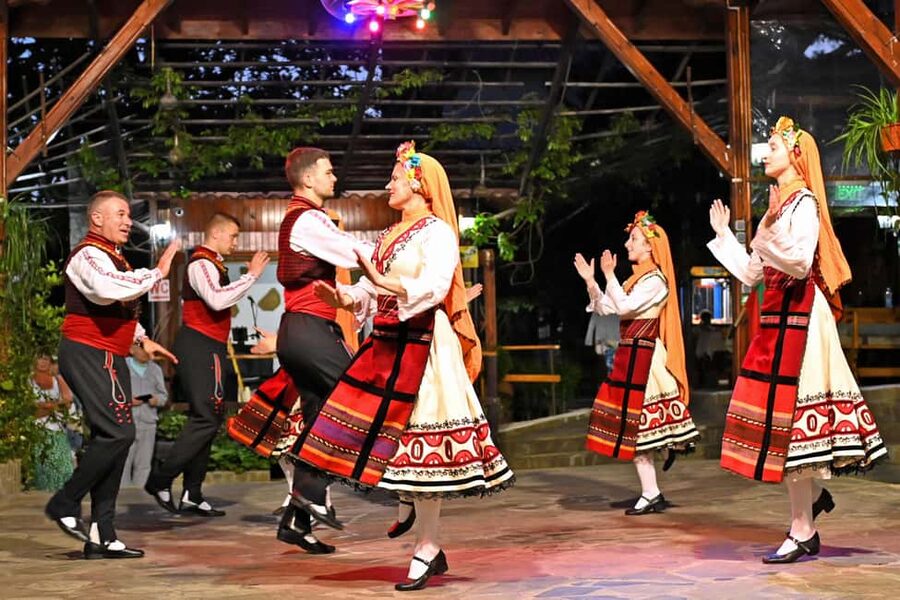 Bulgarian Village Folklore Show with Dinner - The folklore and modern dance show: costumes, singing, and audience energy