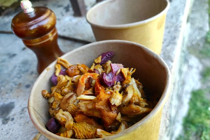 Culinary Adventure To The Fungi And Botanical Kingdom Of Bulgaria - The Picnic Lunch Moment: Wild Mushroom Polenta and Herb Mix Magic