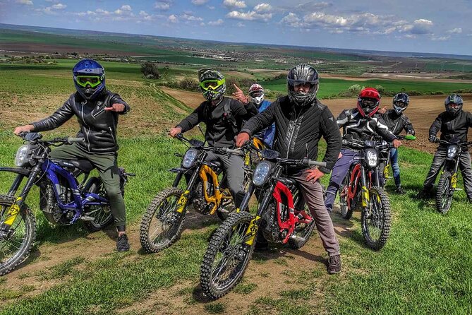 E-Motorcycle Tour in Old Rock Monastery and Old Roman Fortress - E-motorcycle Fun Starts at Historical Park (Not a Garage)
