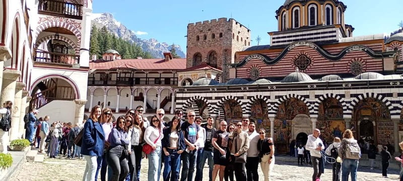 From Sofia: Rila Monastery Day Tour - Meeting point and getting on the air-conditioned minibus