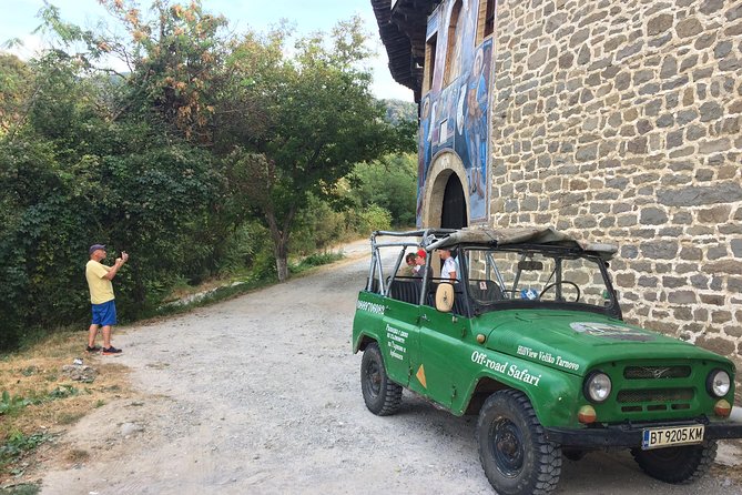 Monasteries and Waterfalls Tour from Veliko Tarnovo - Jeep pickup and the off-road feel around Veliko Tarnovo