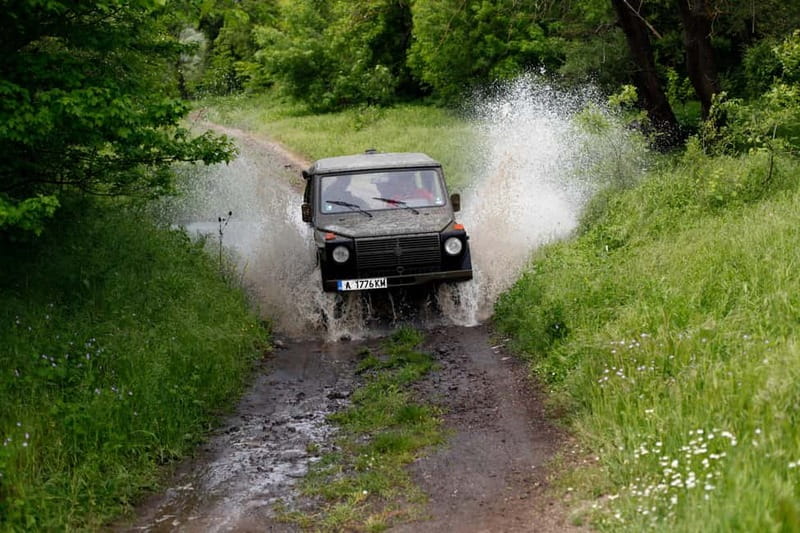OFFroad Adventure with Lunch and Drinks - Mercedes G-Class off-roading around the Biberna region