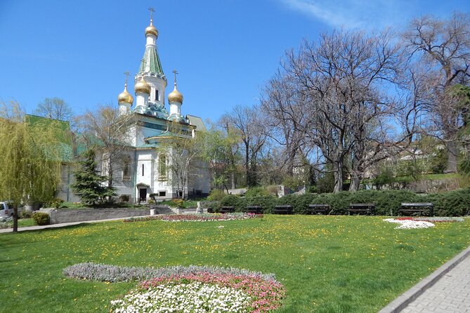 Private city walking tour of Sofia - Monument of Saint Sofia, and why a statue can cause arguments