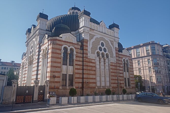 Sofia Food & Tasting Tour with Communist-Era Tram Ride - Central Synagogue, mineral baths, and Molla Effendi Mosque: Sofia’s religious architecture in sequence