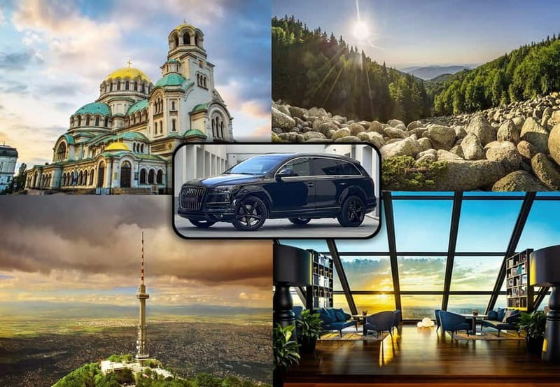 Sofia from the Top and Alexander Nevski Cathedral - The luxury SUV ride to Vitosha keeps your day realistic