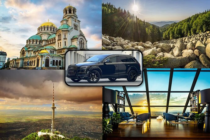 Sofia from the Top and Alexander Nevski Catherdral - Kopitoto TV Tower: Walk the Cliff for Big Sofia Photos