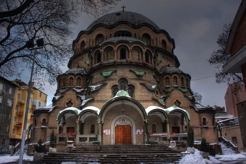 Sofia Half-Day Tour - Roman remains and St Nedelya Church square: seeing time overlap in the streets