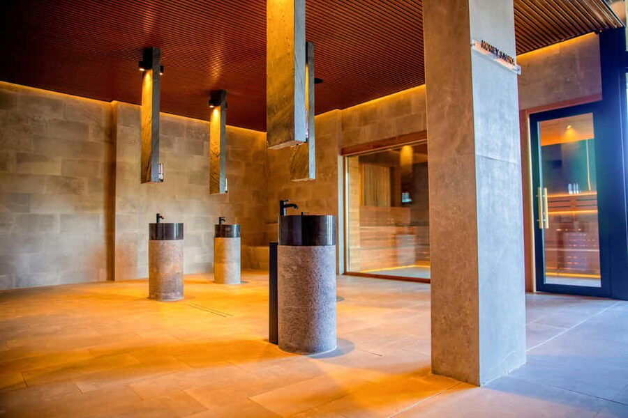 Spa day pass at Pulse Therme Banya - Saunas for every mood: Finnish, bio, copper, infusion, and steam