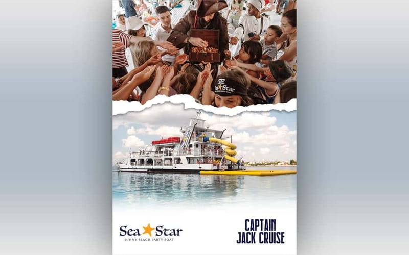 Sunny Beach: Half-Day Captain Jack's Boat Tour with Lunch - The Swim Stop in Open Sea, Plus the Pool and 130cm Slide