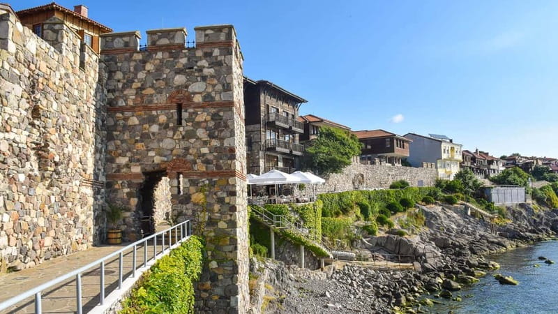 Sunny Beach: Sozopol Old Town, Ravadinovo Castle & Boat Tour - Sozopol Old Town, called Apollonia and Antea, seen from water