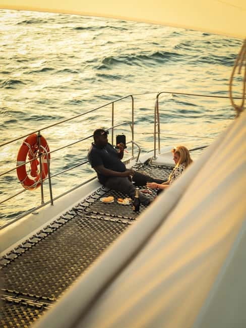 Sunny Beach: Sunset Catamaran Cruise with Dinner & Prosecco - Old Nessebar After Dark, Before the Best Light
