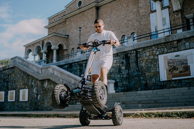 Tour with an electric 4x4 scooter in Veliko Tarnovo - Tsarevets Fortress: the historic core you can actually enjoy