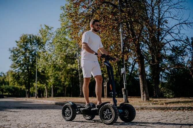 Tour with an electric 4x4 scooter in Veliko Tarnovo - Gurko Street panoramas: where the photos happen for a reason