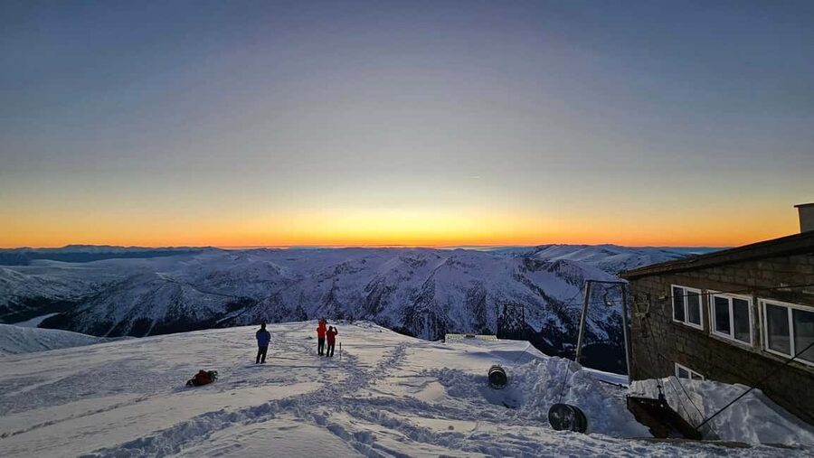 Winter hiking to Musala peak from Sofia - Yastrebets lift, snowshoes fit, and your guide sets the tone